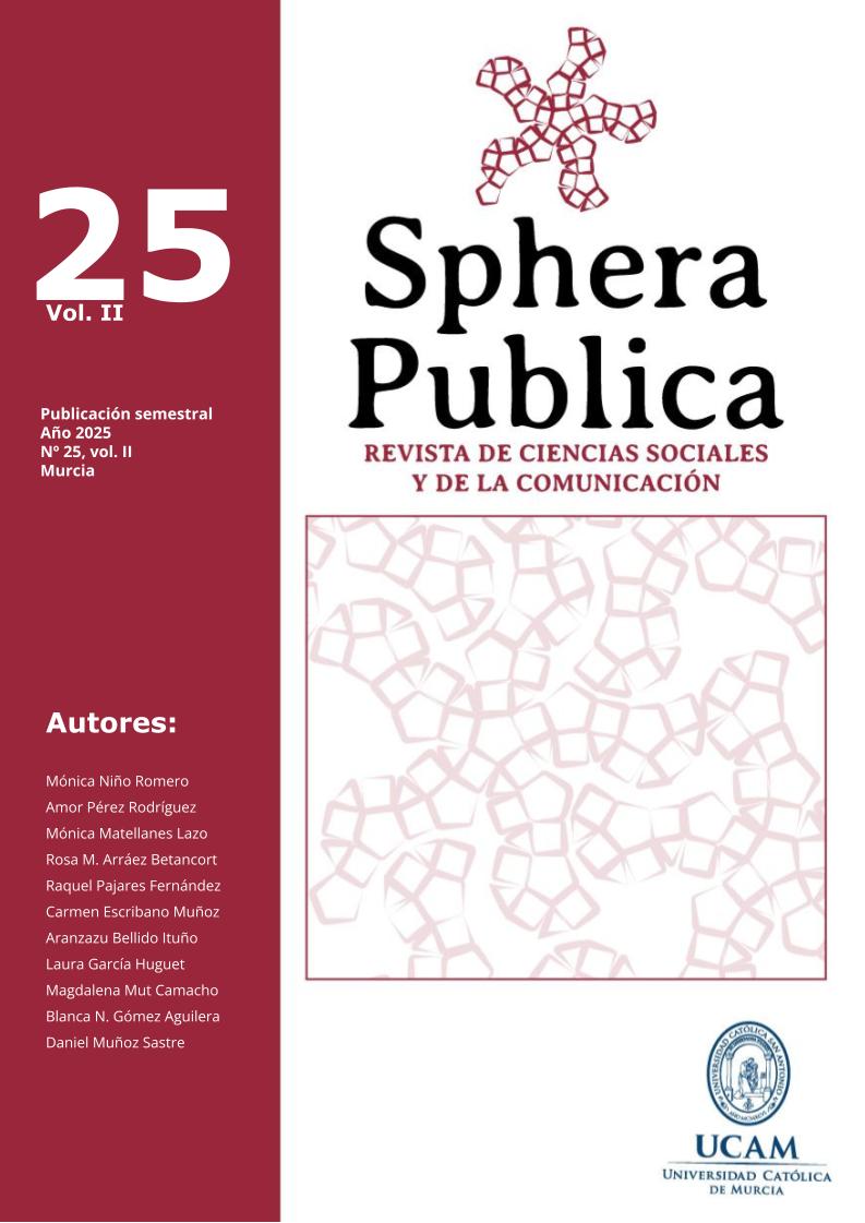 Portada del número 25, volumen 2 de Sphera Publica