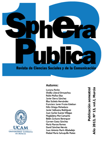 					View Vol. 1 No. 13 (2013): Sphera Publica
				